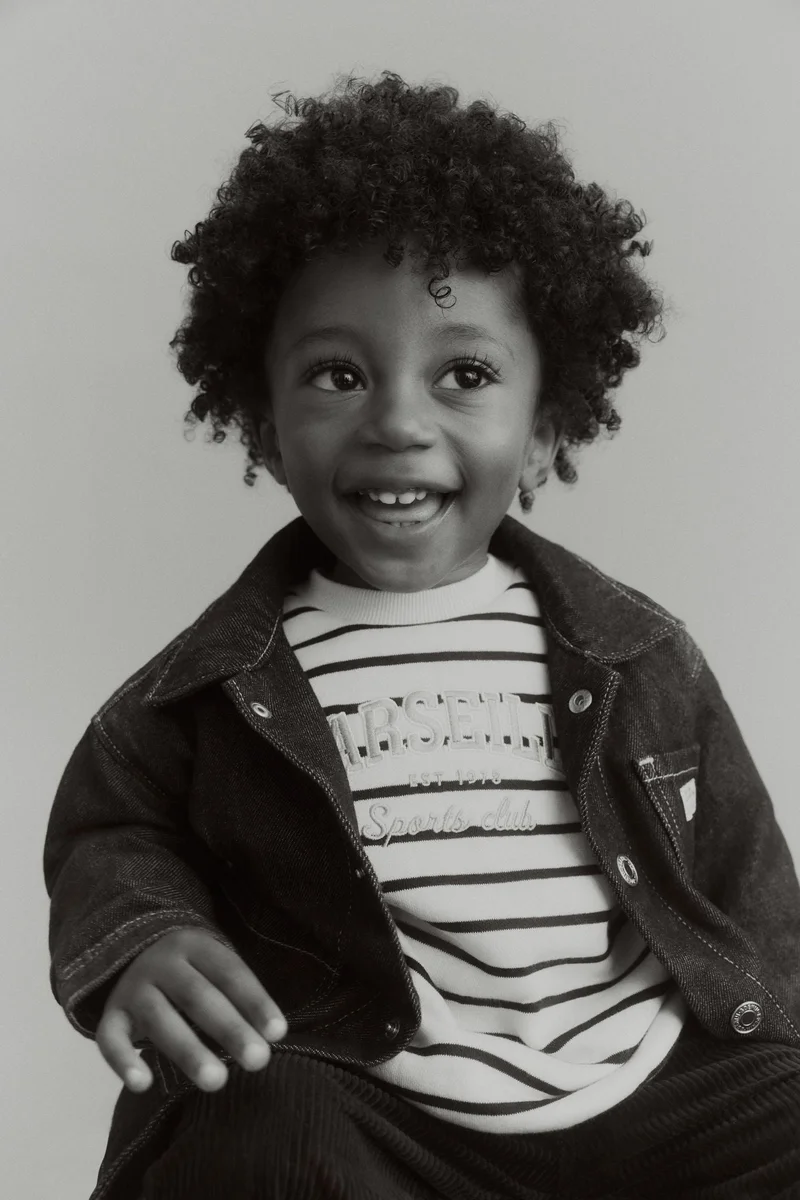 H&M Motif-detail brushed-inside sweatshirt